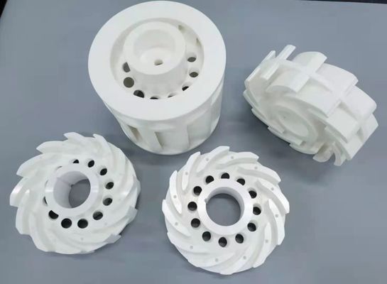 कस्टम परिशुद्धता उन्नत सिरेमिक Y-TZP Zirconia Impeller बॉल मिल के लिए