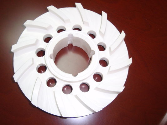 कस्टम परिशुद्धता उन्नत सिरेमिक Y-TZP Zirconia Impeller बॉल मिल के लिए