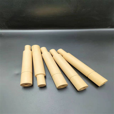 पीला ज़िरकोनिया सिरेमिक ट्यूब उच्च तापमान मैग्नीशियम स्थिर